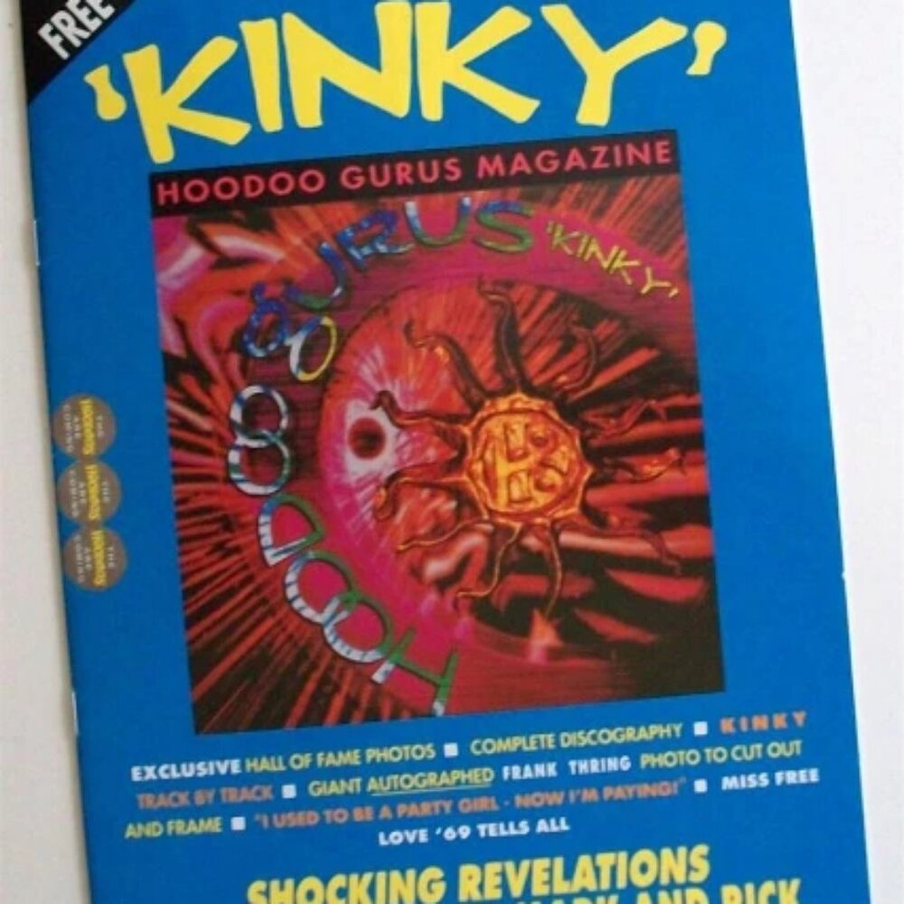 HOODOO GURUS KINKY Magazine Promo Only *Rare* 1991 Bmg Photos Bio Original